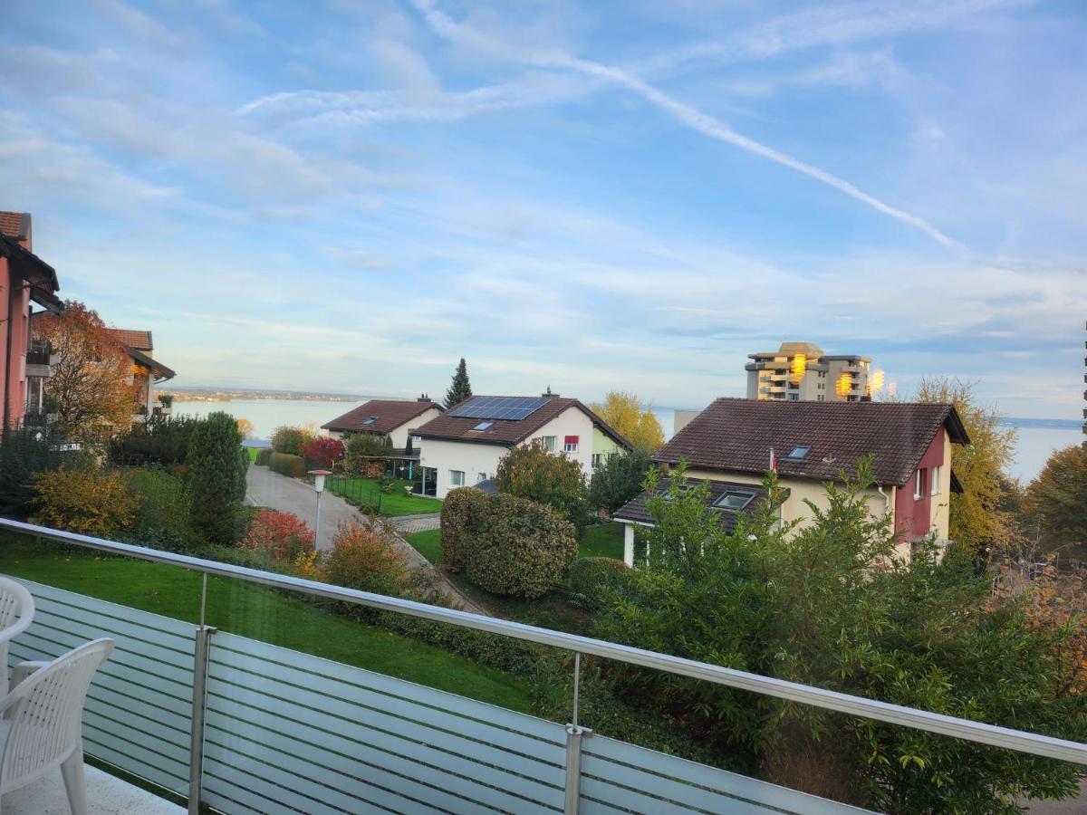Ferienwohnung Am Bodensee Mit Seesicht Und Wellness Rorschacherberg Buitenkant foto