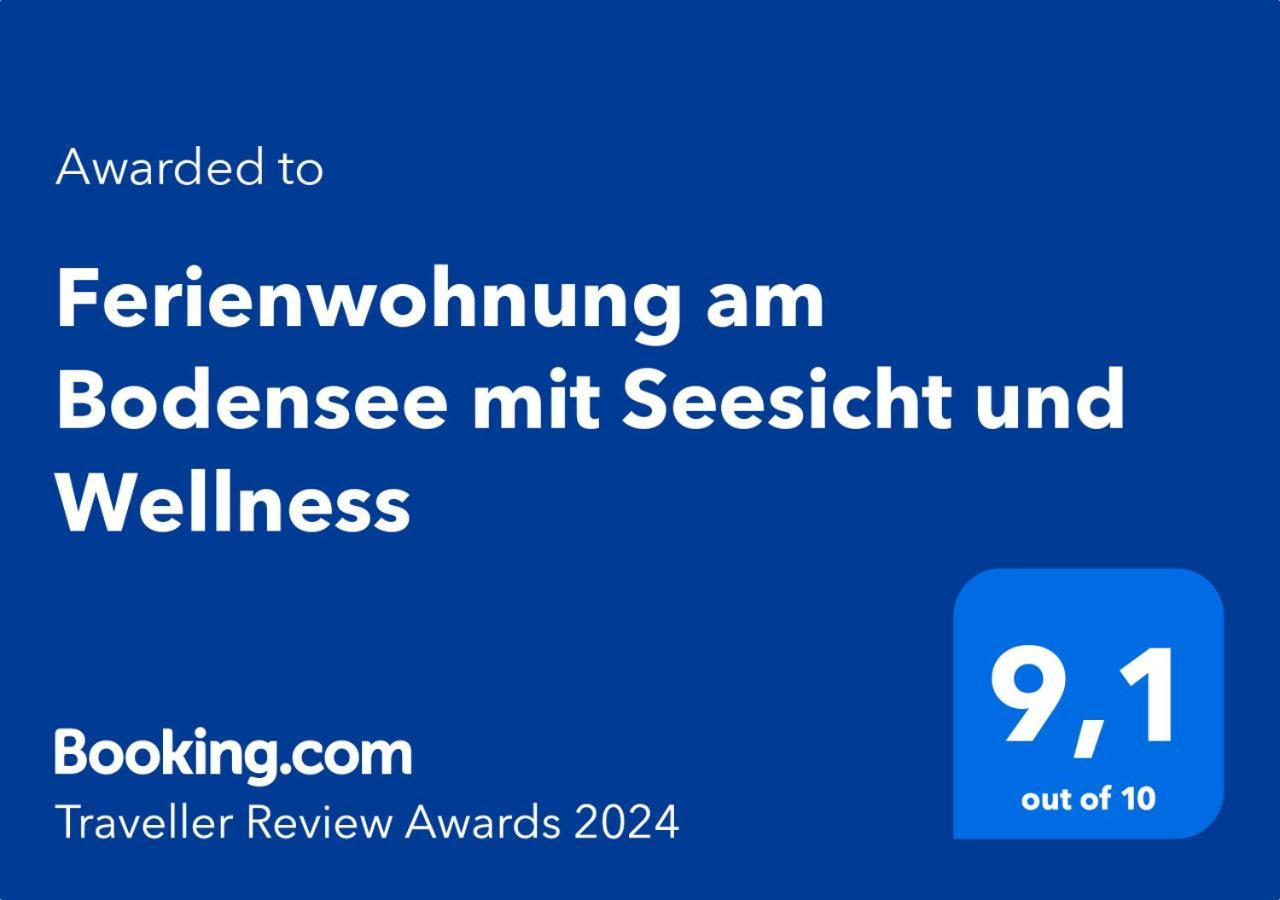 Ferienwohnung Am Bodensee Mit Seesicht Und Wellness Rorschacherberg Buitenkant foto